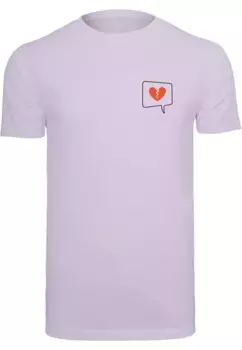 Футболка Merchcode "Мужская футболка Heartbreak " Merchcode", цвет Lilac