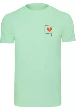 Футболка Merchcode "Мужская футболка Heartbreak " Merchcode", мятный