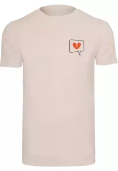 Футболка Merchcode "Мужская футболка Heartbreak " Merchcode", розовый