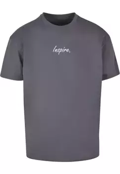 Футболка Merchcode "Мужская футболка Inspire Heavy Oversized ", серый