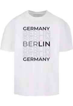 Футболка Merchcode "Мужская футболка из сверхтяжелого хлопка Merchcode Berlin ", белый