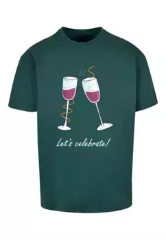 Футболка Merchcode "Мужская футболка LetsCeleb Heavy Oversized Tee " Merchcode", зеленый