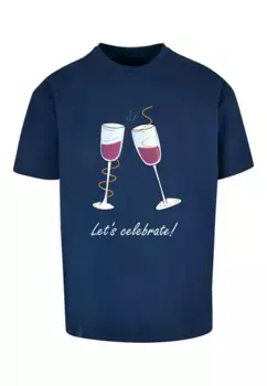 Футболка Merchcode "Мужская футболка LetsCeleb Heavy Oversized Tee " Merchcode", синий