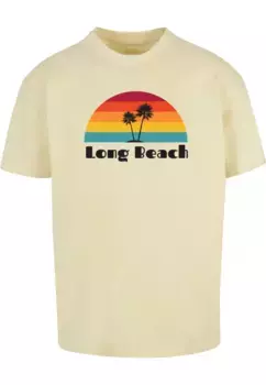 Футболка Merchcode "Мужская футболка Long Beach Heavy Oversize Merchcode-BY102", желтый