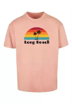 Футболка Merchcode "Мужская футболка Long Beach Heavy Oversize Merchcode-BY102", цвет Amber