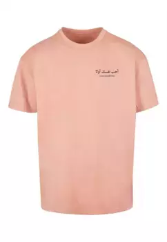 Футболка Merchcode "Мужская футболка Love Yourself First Heavy Oversized", цвет Amber