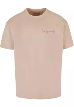 Футболка Merchcode "Мужская футболка Love Yourself Heavy Oversize", цвет Wet Sand