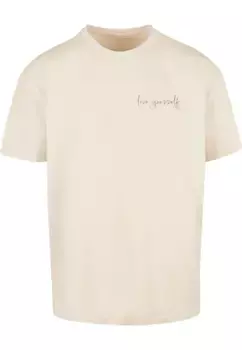 Футболка Merchcode "Мужская футболка Love Yourself Heavy Oversize", цвет Sand