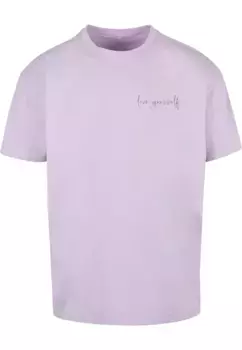 Футболка Merchcode "Мужская футболка Love Yourself Heavy Oversize", цвет Lilac