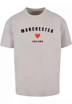 Футболка Merchcode "Мужская футболка Manchester Heavy Oversize Merchcode-BY102", цвет Lightasphalt