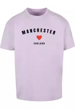 Футболка Merchcode "Мужская футболка Manchester Heavy Oversize Merchcode-BY102", цвет Lilac