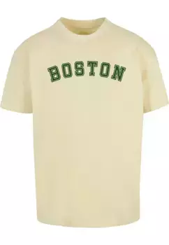 Футболка Merchcode "Мужская футболка Merchcode Boston Heavy Oversize-BY102", желтый