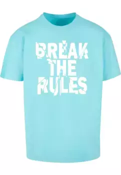 Футболка Merchcode "Мужская футболка Merchcode Break The Rules 2 Heavy Oversize", синий
