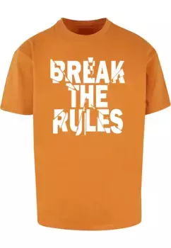 Футболка Merchcode "Мужская футболка Merchcode Break The Rules 2 Heavy Oversize", цвет Forgottenorange