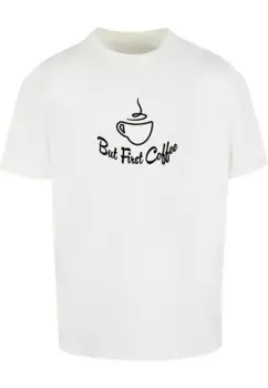 Футболка Merchcode "Мужская футболка Merchcode But First Coffee Heavy Oversized ", цвет Ready For Dye