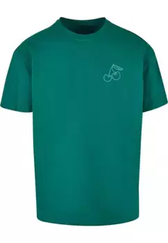 Футболка Merchcode "Мужская футболка Merchcode Cherry Heavy Oversize", зеленый