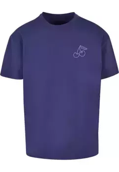Футболка Merchcode "Мужская футболка Merchcode Cherry Heavy Oversize", синий