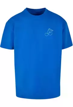 Футболка Merchcode "Мужская футболка Merchcode Cherry Heavy Oversize", синий