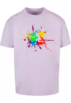 Футболка Merchcode "Мужская футболка Merchcode Color Splash Player Heavy Oversized ", цвет Lilac