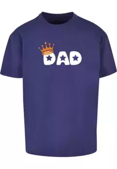 Футболка Merchcode "Мужская футболка " Merchcode День отца — King Dad Heavy Oversize", синий