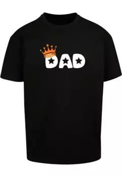 Футболка Merchcode "Мужская футболка " Merchcode День отца — King Dad Heavy Oversize", черный