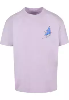 Футболка Merchcode "Мужская футболка Merchcode Fly High Heavy Oversize", цвет Lilac