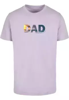 Футболка Merchcode "Мужская футболка Merchcode For The Best Dad с круглым вырезом", цвет Lilac