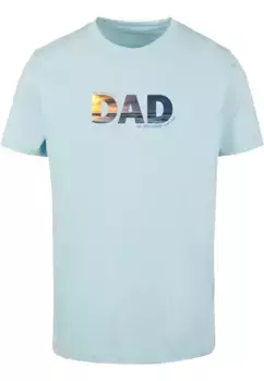 Футболка Merchcode "Мужская футболка Merchcode For The Best Dad с круглым вырезом", синий