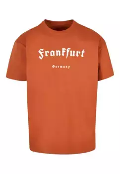 Футболка Merchcode "Мужская футболка Merchcode Frankfurt X Heavy Oversize-BY102", цвет Toffee