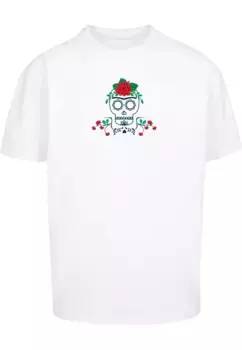 Футболка Merchcode "Мужская футболка Merchcode Frida Kahlo - Death Heavy Oversize", белый