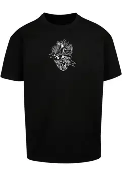 Футболка Merchcode "Мужская футболка Merchcode Frida Kahlo - Te amo Outline Heavy Oversize Tee", черный