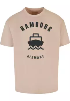 Футболка Merchcode "Мужская футболка Merchcode Hamburg Heavy Oversize-BY102", цвет Wet Sand