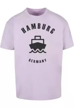 Футболка Merchcode "Мужская футболка Merchcode Hamburg Heavy Oversize-BY102", цвет Lilac