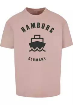 Футболка Merchcode "Мужская футболка Merchcode Hamburg Heavy Oversize-BY102", цвет Duskrose