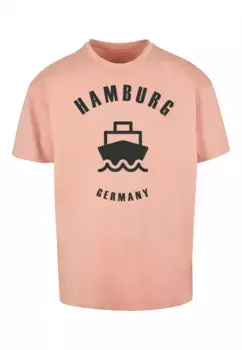 Футболка Merchcode "Мужская футболка Merchcode Hamburg Heavy Oversize-BY102", цвет Amber
