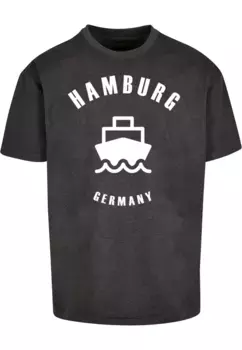 Футболка Merchcode "Мужская футболка Merchcode Hamburg X Heavy Oversize-BY102", цвет Charcoal