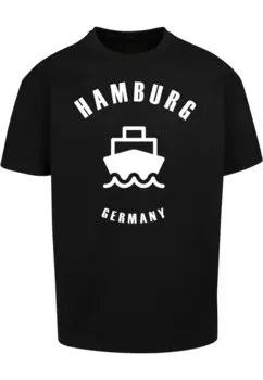 Футболка Merchcode "Мужская футболка Merchcode Hamburg X Heavy Oversize-BY102", черный
