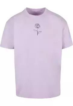 Футболка Merchcode "Мужская футболка Merchcode Heavy Oversize розового цвета", цвет Lilac