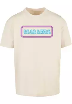 Футболка Merchcode "Мужская футболка Merchcode LA LA LAYLA Oversize ", цвет Sand