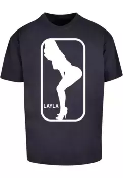 Футболка Merchcode "Мужская футболка Merchcode Layla Dance X Oversize", цвет морской волны