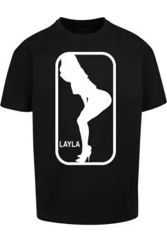 Футболка Merchcode "Мужская футболка Merchcode Layla Dance X Oversize", черный
