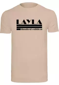 Футболка Merchcode "Мужская футболка Merchcode Layla - Limited Edition", цвет Sand