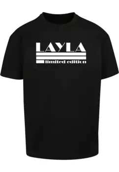 Футболка Merchcode "Мужская футболка Merchcode Layla - Limited Edition X Heavy Oversize", черный