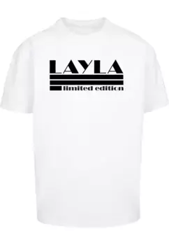 Футболка Merchcode "Мужская футболка Merchcode Layla — оверсайз-футболка ограниченного выпуска", белый