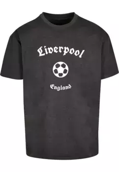 Футболка Merchcode "Мужская футболка Merchcode Liverpool X Heavy Oversize-BY102", цвет Charcoal