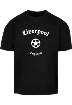 Футболка Merchcode "Мужская футболка Merchcode Liverpool X Ultra Heavy Cotton Box ", черный