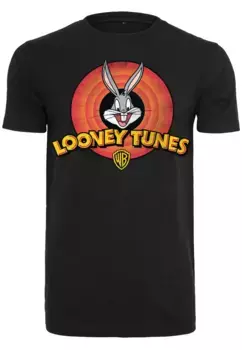 Футболка Merchcode "Мужская футболка Merchcode Looney Tunes с логотипом Bugs Bunny", черный