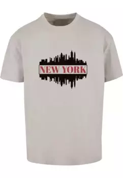Футболка Merchcode "Мужская футболка Merchcode New York Heavy Oversize-BY102", цвет Lightasphalt