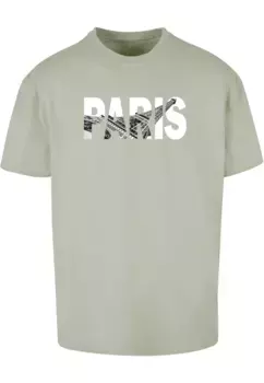 Футболка Merchcode "Мужская футболка Merchcode Paris Eiffel Tower Heavy Oversize ", цвет Softsalvia