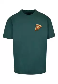 Футболка Merchcode "Мужская футболка Merchcode Pizza Comic Heavy Oversized ", зеленый